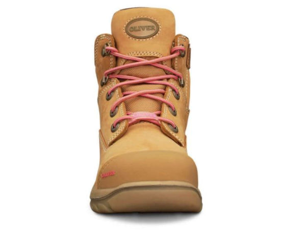 Oliver Ladies Zip Lace Ankle Safety Boot 49432Z
