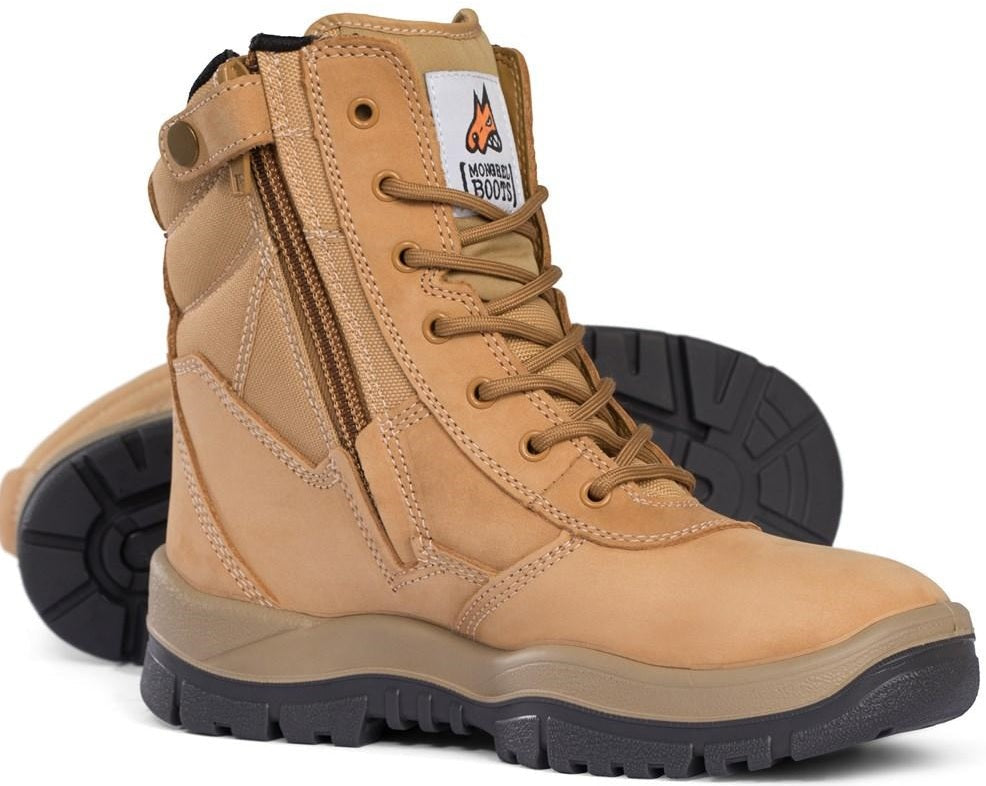 Mongrel High Leg Lace/Zip Safety Boot - 251050