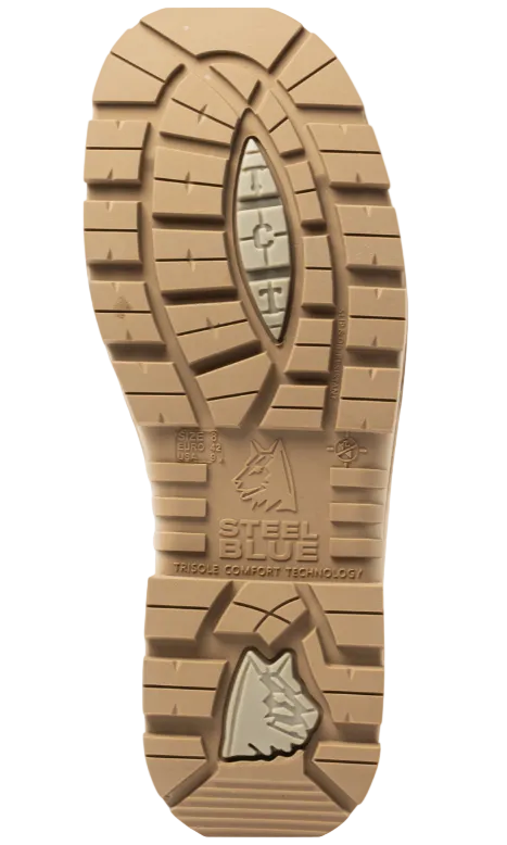 Steel Blue Argyle Zip Scuff Toe Composite Safety Boot - 318592