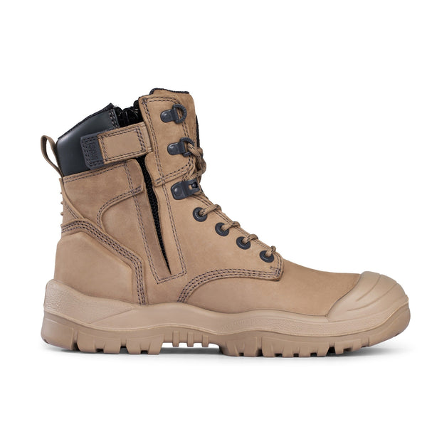 Mongrel High Leg Vibram Lace/Zip Safety Boot + Scuff - 561060