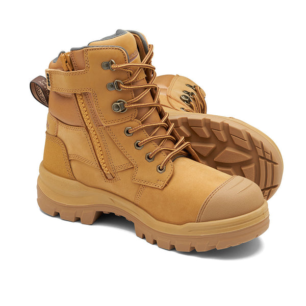 Blundstone RotoFlex Nubuck Zip/Lace Safety Boot - B8060
