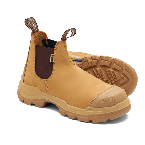 Blundstone RotoFlex Nubuck Elastic Side Nitrile Safety Boot - B9000