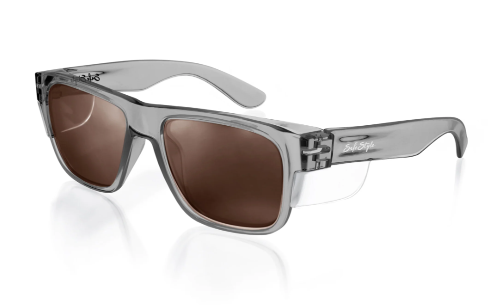 SafeStyle Fusions Graphite Frame/Brown Polarised Lens