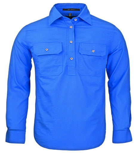 Kids Pilbara Closed Front L/S Shirt - RM400CF