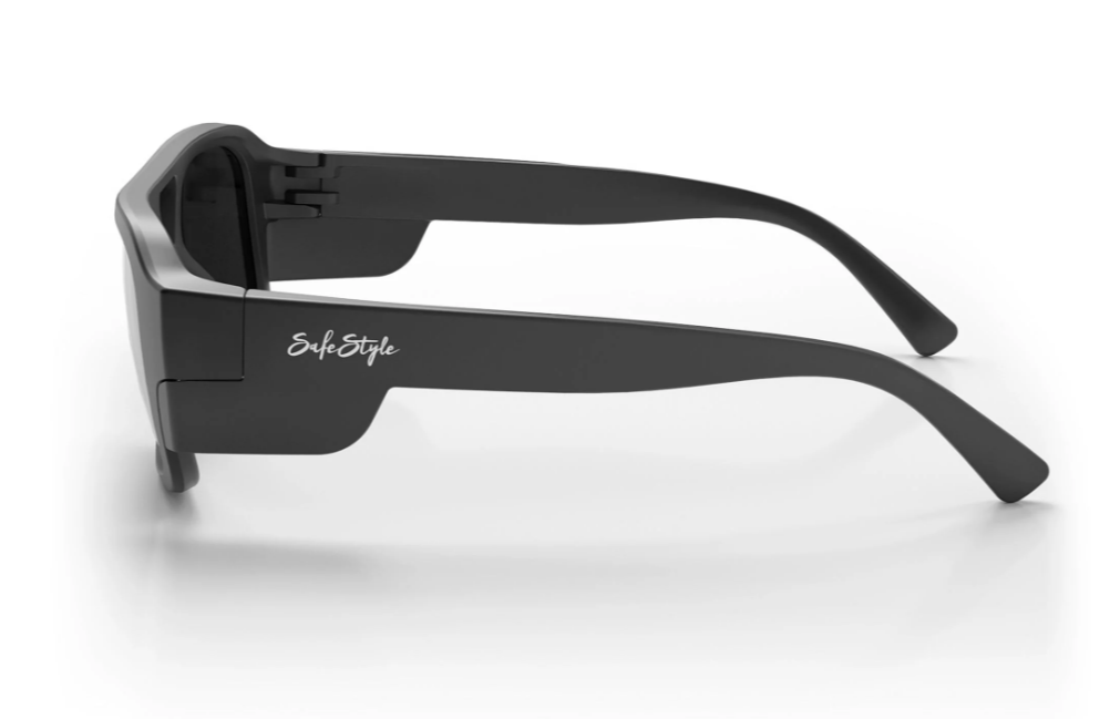 SafeStyle Skylines Matte Black Frame/Grey Polarised Lens
