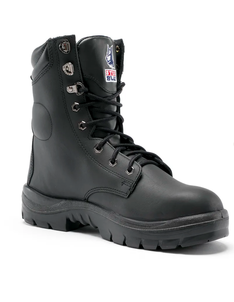 Steel Blue Portland Nitrile Lace-Up Safety Boot - 322104