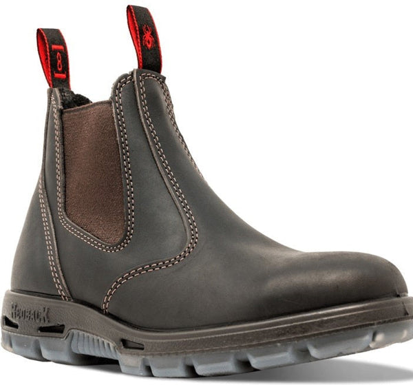 Redback Bobcat Elastic Sided Oil Kip Non-Safety Boot - UBOK