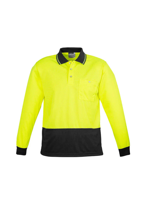 SYZMIK ZH232 HiVis Splice L/S Polo
