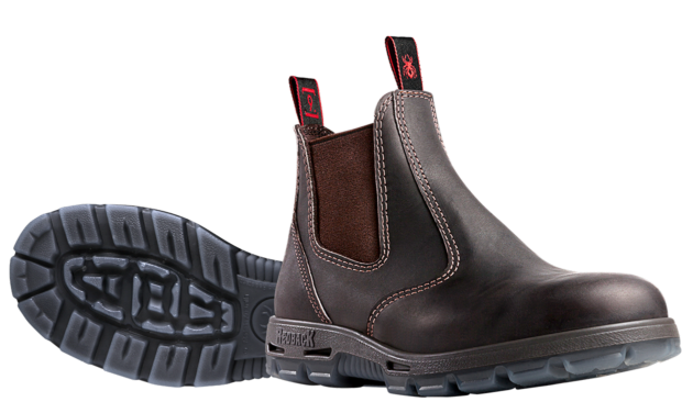 Redback Bobcat Elastic Sided Oil Kip Non-Safety Boot - UBOK