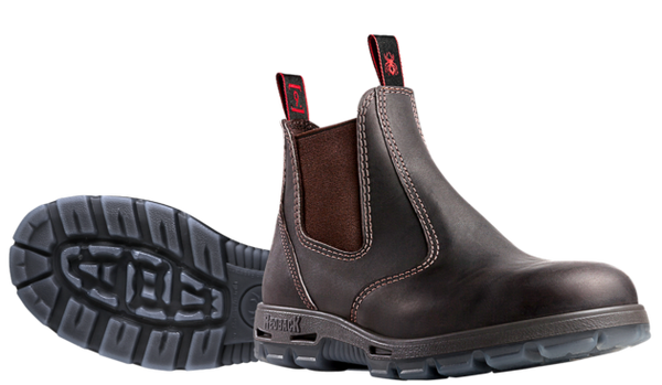Redback Bobcat Elastic Sided Oil Kip Non-Safety Boot - UBOK