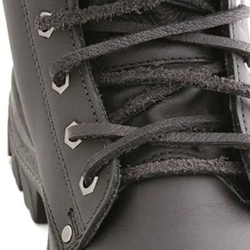 Steel Blue 150cm Leather Laces - A-000057