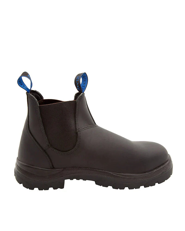 Steel Blue Hobart Nitrile PR Sole Elastic Sided Safety Boot + Scuff - 382101